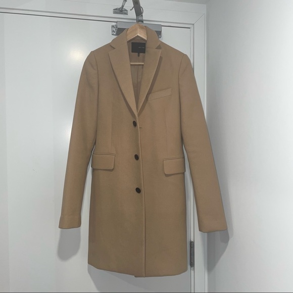 Oak + Fort camel trench coat LIKE NEW - Picture 1 of 6